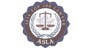2016 Top 100 Lawyer ASLA badge